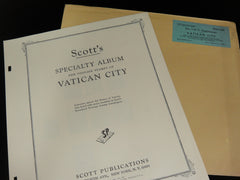 Scott 1967 Vatican City Specialty Stamp Supplement 3 NOS