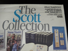 Scott Comprehensive Plate Number Coil Singles Stamp Supplement 1 United States 1988 117S088