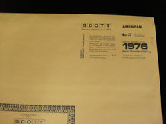 Scott 1976 American Stamp Supplement 37 United States & UN NOS