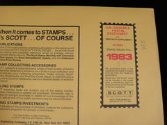 Scott 1983 U.N. Singles and Postal Stationery Supplement 19 551S083 NOS