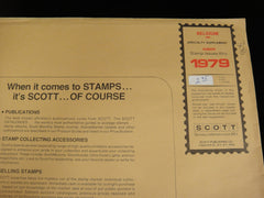 Scott 1979 Belgium Specialty Stamp Album Supplement 30 303S079