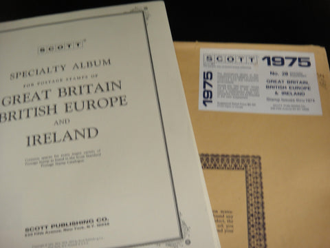 Scott 1974 Great Britain, British Europe & Ireland Specialty Supplement Supplement 28 NOS