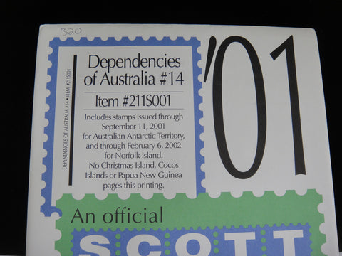 Scott 2001 Dependencies of Australia Specialty Supplement 14 211S001