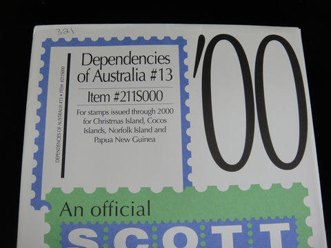 Scott 2000 Dependencies of Australia Specialty Supplement 13 211S000