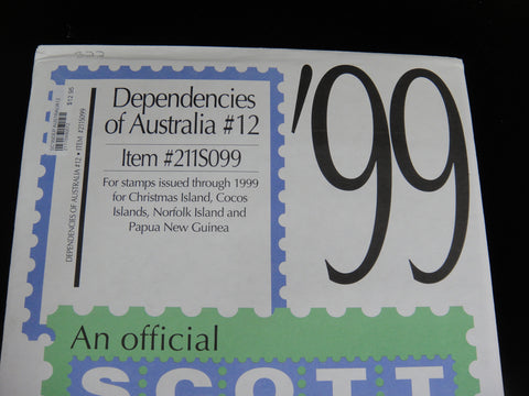 Scott 1999 Dependencies of Australia Specialty Supplement 12 211S099