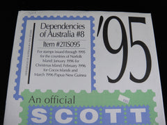 Scott 1995 Dependencies of Australia Specialty Supplement 8 211S095