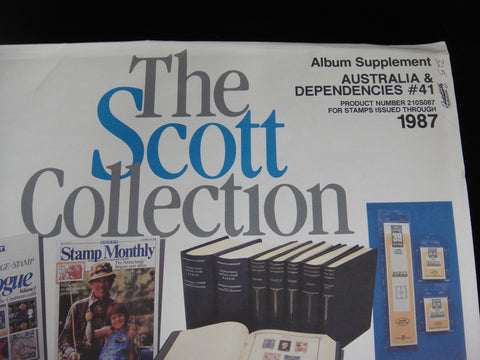Scott 1987 Australia & Dependencies Specialty Supplement 41 210S087