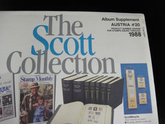 Scott 1988 Austria Specialty Stamp Supplement 20 300S088