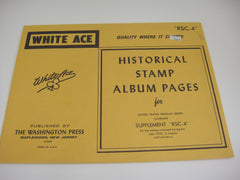 White Ace 1978 United States Regular Issue Singles Complete Supplement RSC-4