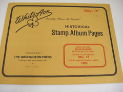 White Ace 1989 Regular Issue Singles, Complete Supplement United States RSC-13
