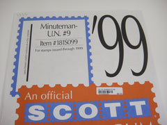 Scott 1999 UN Minuteman Stamp Supplement 9 United Nations 181S099