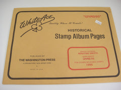 White Ace 1995 UN Miniature Sheets Album Supplement United Nations UNMS-95