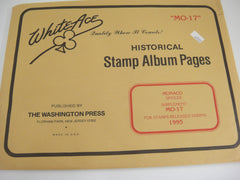 White Ace 1995 Monaco Stamp Album Supplement MO-17