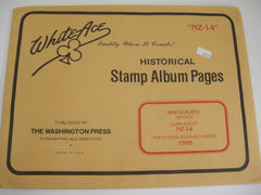 White Ace 1995 New Zealand Singles Stamp Album Supplement NZ-14