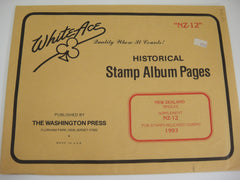 White Ace 1993 New Zealand Singles Stamp Album Supplement NZ-12