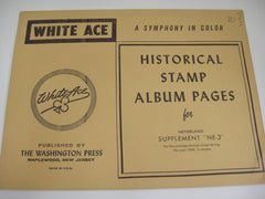 White Ace 1969 Netherlands Stamp Album Supplement NE-3 NOS
