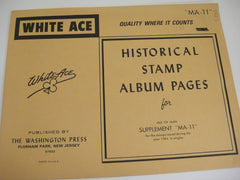 White Ace 1984 Isle of Man Stamp Singles Supplement  MA-11 NOS
