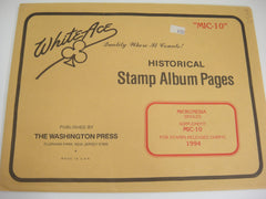 White Ace 1994 Micronesia Stamp Album Supplement Pages MIC-10 NOS
