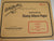 White Ace 1987 Micronesia Stamp Album Supplement MIC-03 NOS