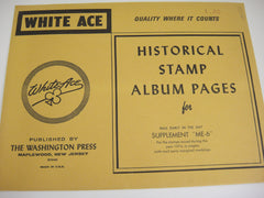 White Ace 1974 Commemorative Mail Early Singles Supplement ME-6