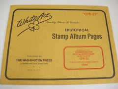 White Ace 1994 Commemorative Postal Stationery Supplement United States CPS-23