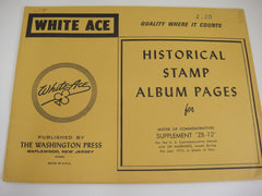 White Ace 1976 Mister Zip Commemorative Blocks Supplement United States ZB-12