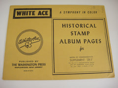 White Ace 1969 Mister Zip Commemorative Blocks Album Supplement United States ZB-5 NOS