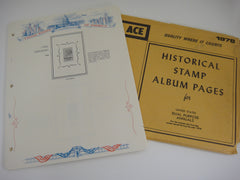 White Ace 1978 Dual Purpose Annuals Stamp & FDC Album Supplement United States NOS