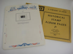 White Ace 1973 Dual Purpose Annuals Album Supplement for Stamps & FDCs United States