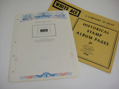 White Ace 1966 Dual Purpose Annuals Album Supplement for US Stamps & FDCs