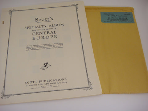 Scott 1966 Specialty Supplement Supplement 19 Central Europe 1966
