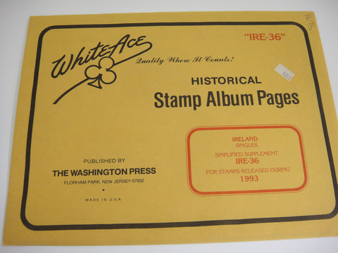 White Ace 1993 Ireland Stamp Singles Simplified Supplement IRE-36