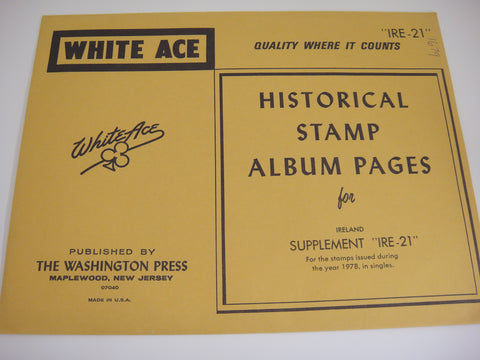 White Ace 1978 Ireland Stamp Singles Supplement IRE-21
