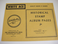 White Ace 1974 Ireland Stamp Singles Album Supplement IRE-17