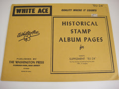 White Ace 1981 Europa Singles Stamp Album Supplement EU-24