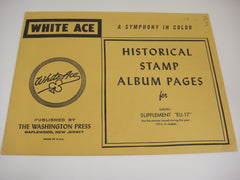 White Ace 1974 Europa Stamp Singles Album Supplement EU-17