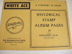 White Ace 1971 Europa Stamp Singles Album Supplement EU-14