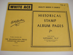 White Ace 1984 Faroe Islands Stamp Singles Album Supplement FA-6
