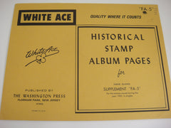 White Ace 1983 Faroe Islands Stamp Singles Album Supplement FA-5