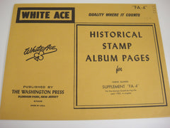White Ace 1982 Faroe Islands Stamp Singles Album Supplement FA-4