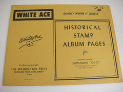 White Ace 1983 Channel Islands Stamp Singles Album Supplement CH-12