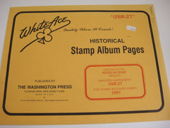 White Ace 1997 Regular Issue Singles Simplified Stamp Supplement USR-27