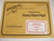 White Ace 1987 Commemorative Postal Stationery Supplement United States CPS-16