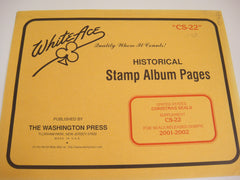 White Ace 2001-2002 Christmas Seals Stamp Supplement CS-22 United States NOS