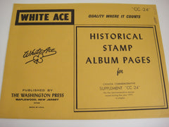 White Ace 1979 Canada Commemorative Singles Stamp Supplement CC-24 NOS