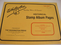 White Ace 1996 Canada Commemorative Singles Stamp Supplement CC-41
