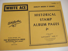 White Ace 1978-1979 Air Mail Blocks Stamp Supplement AMB-11