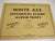 White Ace 1956-1958 Air Mail Singles Stamp Album Supplement United States A-4