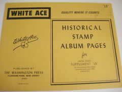 White Ace 1984 Commemorative Blocks of 4 Supplement United States LB NOS