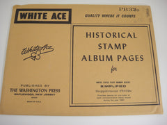 White Ace 1980 Commemorative Plate Blocks Simplified Supplement PB-32s NOS